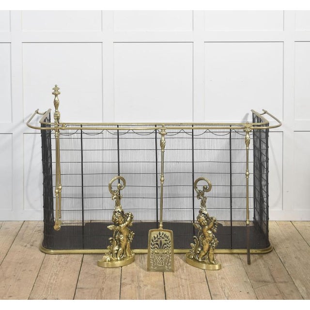 This elegant nursery sparks guard is designed to provide discreet protection around a fireplace while maintaining a...