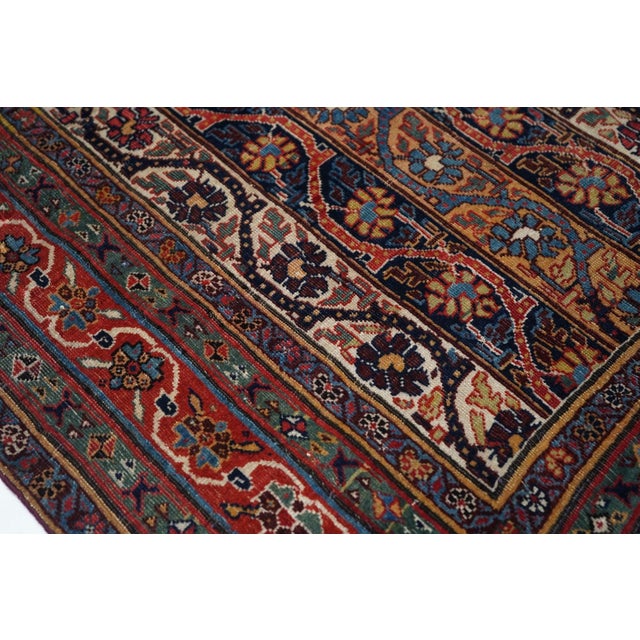 Tribal Fine Antique Tribal Qashqai Rug 8'4'' X 15'4'' For Sale - Image 3 of 11