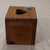 Tan Mid 20th Century Natural Hardwood Square Painted Tissue Box Cover For Sale - Image 8 of 10