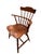 Mid 20th Century Mid 20th Century Nichols & Stone Co. Comb Back Cherry Windsor Chair For Sale - Image 5 of 6