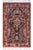 Blue Shabby Chic Pak-Persian Blue/Red Wool Rug - 2'6'' X 4'2'' For Sale - Image 8 of 9