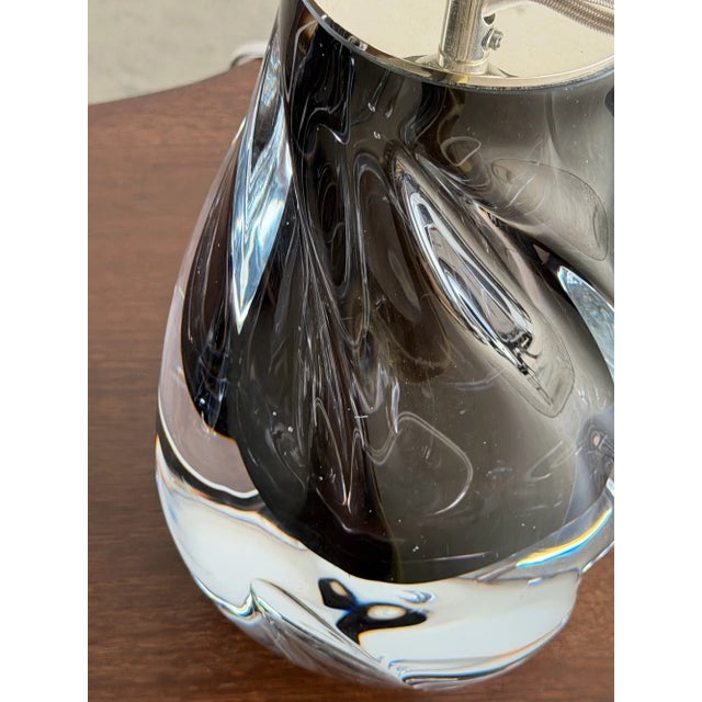 1960s Porta Romana Obsidian Swirl Lamps - Pair For Sale - Image 15 of 15