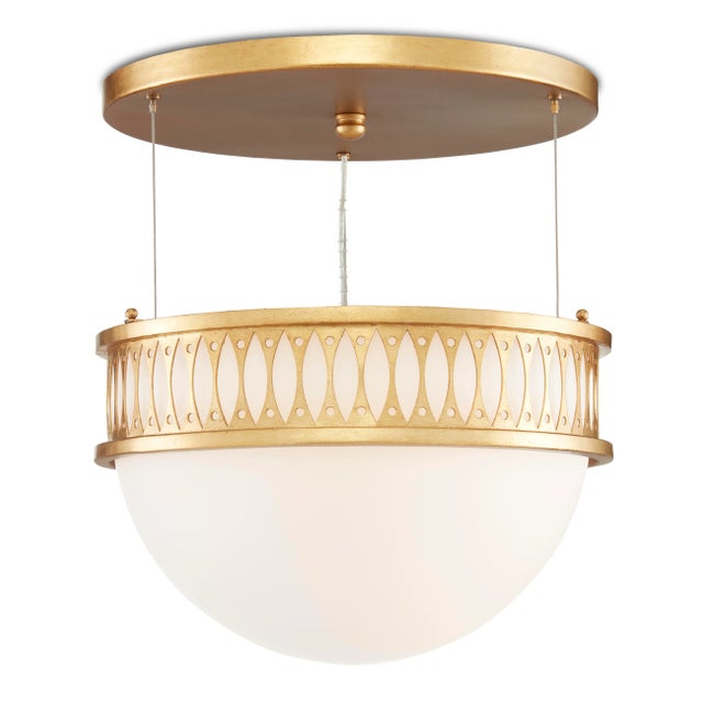 Transitional Currey & Company Bunny Williams Collection Lola Pendant For Sale - Image 3 of 5