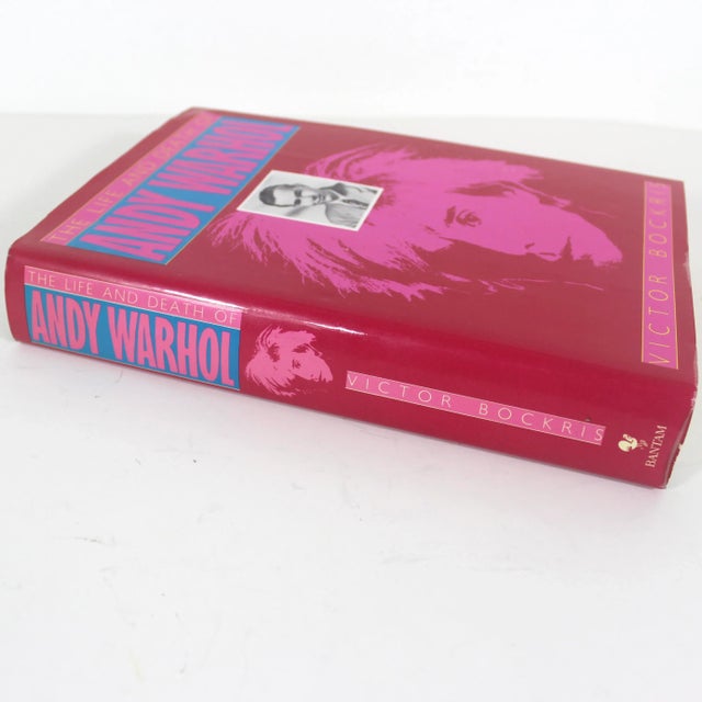 1989 The Life and Death of Andy Warhol by Victor Bockris Hard Cover Book with Dust Jacket Very good used vintage condition...