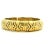Mid-Century Modern Italian 18k Gold Tobogas-Style Bracelet, 1970s For Sale - Image 3 of 11