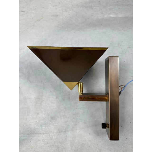 Vintage Wall Lamps in Bronze, Set of 2 For Sale - Image 3 of 11