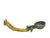 Farmhouse Mid 20th Century Ice Cream Scoop With Natural Antler Handle For Sale - Image 3 of 8