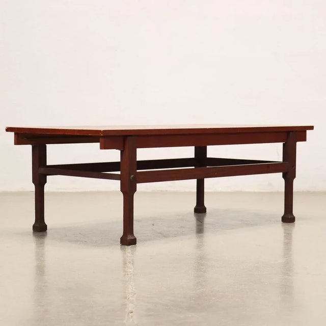 Wood Coffee Table in Teak, Italy, 1960s For Sale - Image 7 of 8
