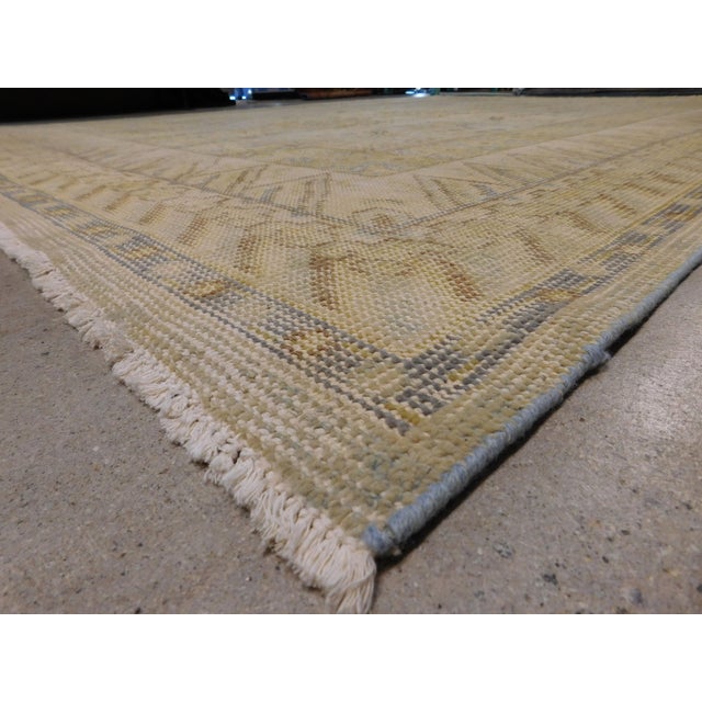 Vintage Hand Knotted Khotan Style Rug. 7'8"x 10'2" For Sale - Image 4 of 18