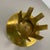 Modernist Brutalist Sculptural Brass Candleholder in the style of Auböck, Austria, 1950s For Sale - Image 18 of 18