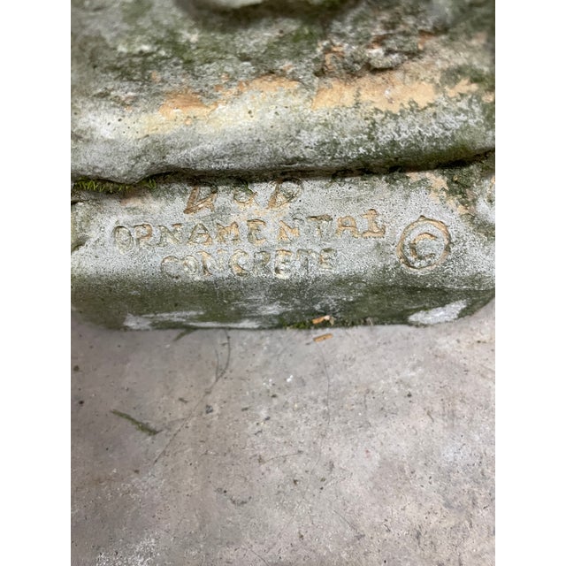 Cream Early 20th Century English Hexagonal Planter Stand, Griffin and Scroll Work Design Work For Sale - Image 8 of 8