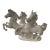 Large Glazed Terracotta Sculpture of Galloping Horses For Sale