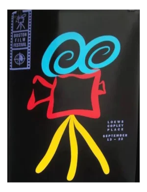 Sale! 1990 Original Boston Film Festival Exhibition Poster