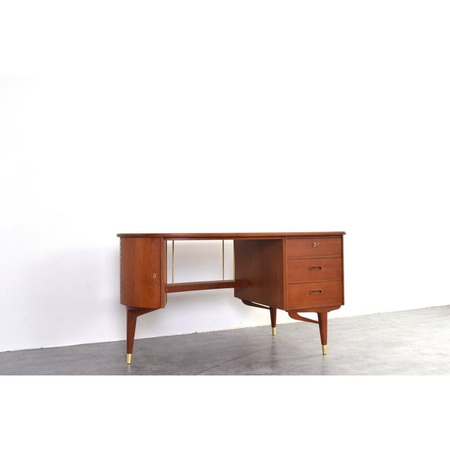 Mid-Century Modern Organic Teak Desk from Sola Møbler, 1960s For Sale - Image 11 of 17