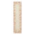 Rug & Kilim's Contemporary French Deco Runner With Beige Floral Border Design For Sale