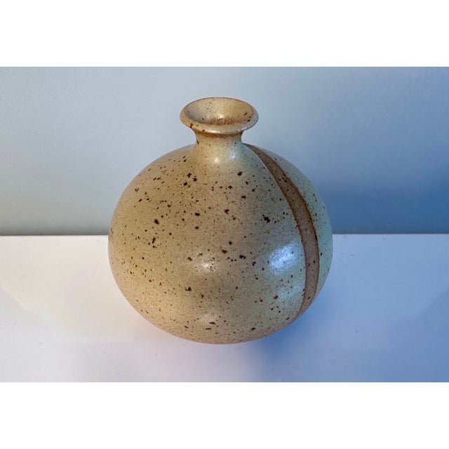 Modernist Studio Ceramic Art Vase, Germany, 1960s For Sale - Image 4 of 10