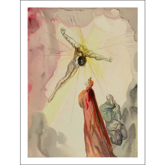 Artist: Salvador Dali Country: Spain Title: Paradise 14 – Apparition of Christ Medium: Original Woodcut Marks: Not signed...