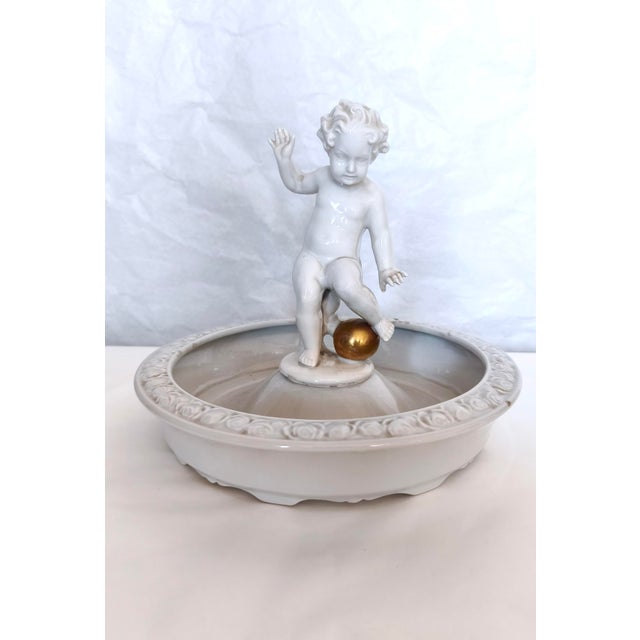 Mid-Century Modern Porcelain Trinket Bowl by Karl Tutter for Schaubach Kunst, Germany, 1930s For Sale - Image 3 of 15