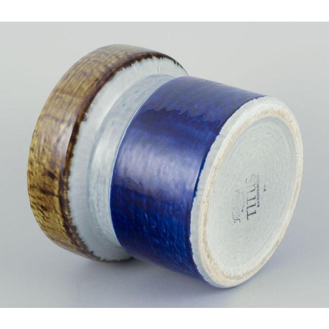 Titus Ceramic Vase in Stoneware by Olle Alberius for Rörstrand, Sweden, 1960s For Sale - Image 4 of 6