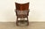 J. Dieudonné Antique Belgian Mission Oak Arts & Crafts Rocking Chair, Circa 1910 For Sale - Image 12 of 14