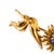 Tiffany and Co. Vintage Tiffany & Co. Schlumberger 18k Yellow Gold Lapis Lazuli Diamond Brooch For Sale - Image 4 of 8