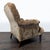 Vintage Victorian Tufted Velvet Lounge Chair With Carved Wooden Accents For Sale - Image 4 of 10