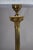 Metal Tall Vintage Neoclassical Brass Table Lamp with Black Marble Base, 1950s For Sale - Image 7 of 12
