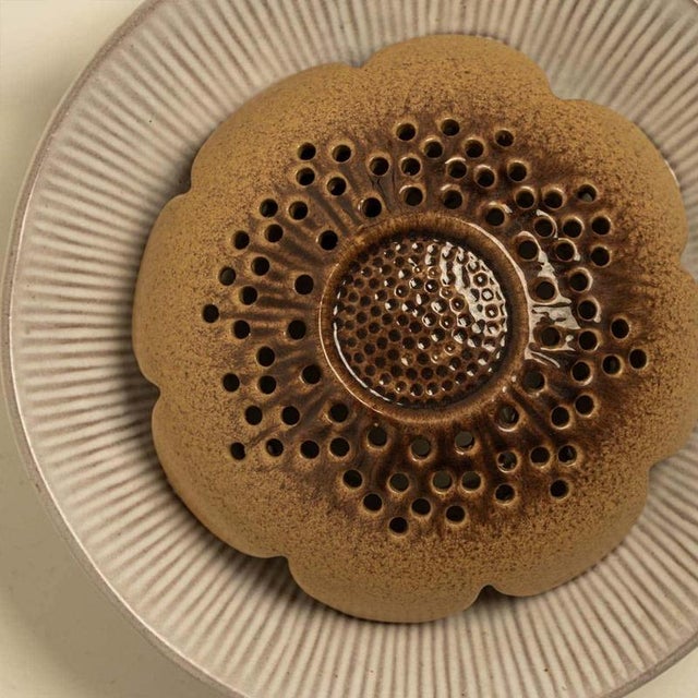 Danish Ceramic Wall Light in the style of Axella, 1970 For Sale - Image 4 of 10