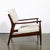 Pair of Mid-Century Modern Walnut Armchairs With Off-White Textural Upholstery For Sale - Image 18 of 18