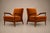 Brown Giuseppe Scapinelli Pair of Armchairs in Caviúna & Burnt Caramel Mohair Velvet, Brazil, 1950s For Sale - Image 8 of 18