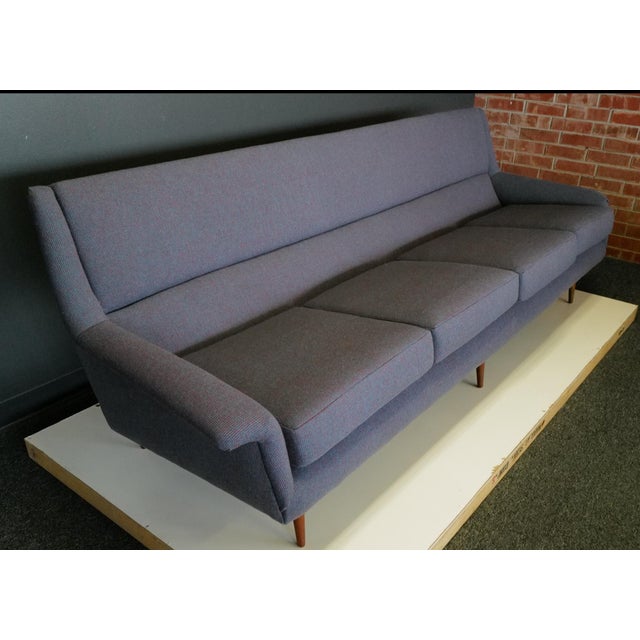 Mid 20th Century Mid 20th Century Tapered Leg Sofa Attributed to Milo Baughman For Sale - Image 5 of 14