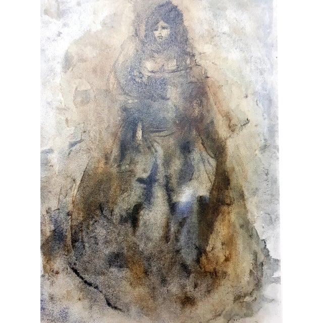 Leonor Fini - Sadness - Original Lithograph 1964 For Sale - Image 3 of 7