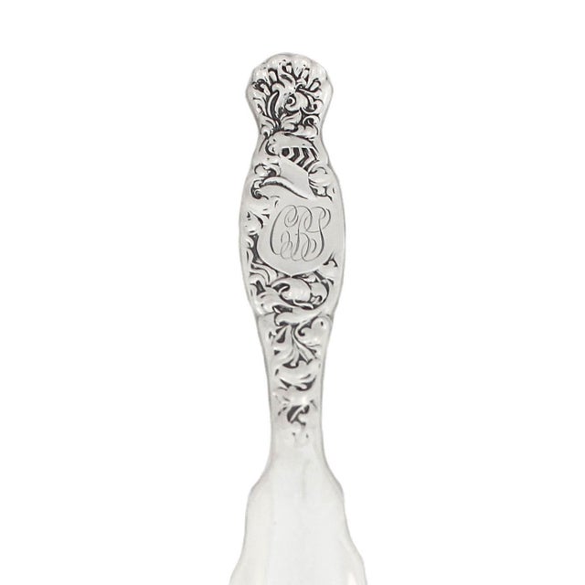Being offered is a sterling silver shoehorn by Frank Whiting in the “Heraldic” pattern, circa 1880. Designed and...
