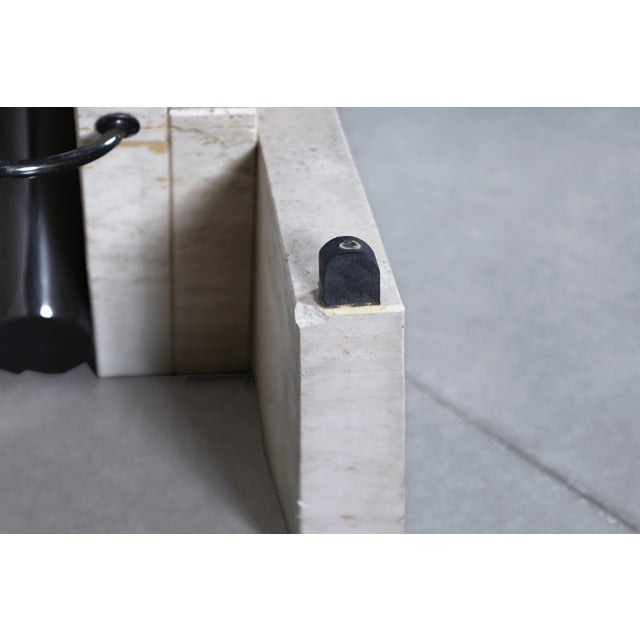Italian Postmodern Travertine “Zeus” Adjustable Coffee Table by Lapalma For Sale - Image 13 of 14