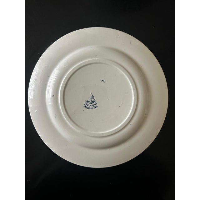 Terre De Fer Dinner Plates from Louis Graves, 1890s, Set of 13 For Sale - Image 11 of 13