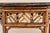 Chinoiserie Vintage Burnt Bamboo Chinese Chippendale Brighton Pavilion Style Chinoiserie Side Table For Sale - Image 3 of 7