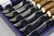 Late 20th Century Scully & Scully Arts & Crafts Natural Staghorn Handle Steak Knives - Set of 6 For Sale - Image 4 of 16