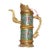 Vintage Asian Cloisonné Gilt Bronze Tibetan Butter Tea Pot - Himalayan Monk's Ewer For Sale