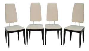 Peter Maly for Tonon Set of 4 Italian Modern Design Dining Chairs