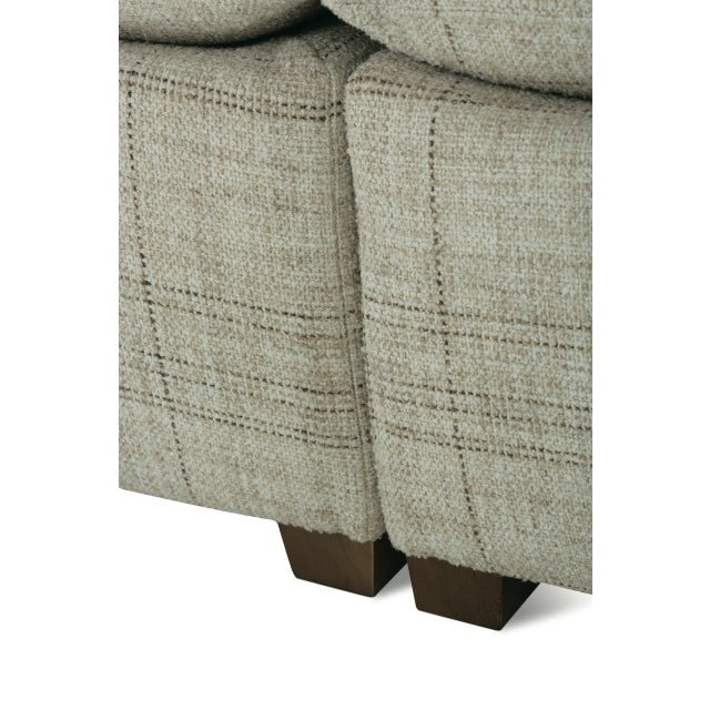 Not Yet Made - Made To Order Tatum Tartan Modular Sectional, Oat and Latte Wood Finish For Sale - Image 5 of 12
