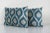 Mid-Century Modern Sky Blue Ikat Velvet Pillow Covers- Set of Two For Sale - Image 3 of 6