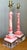 Pink Vintage Pink Marble Carved Column Lamps - A Pair For Sale - Image 8 of 12