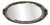 Art Deco Pewter Wall Mirror, 1920 For Sale