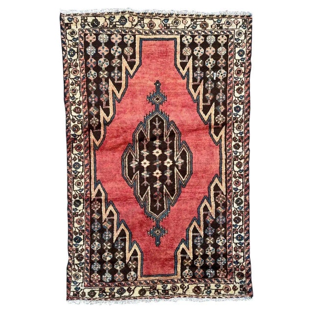 Vintage Mazlaghan Rug For Sale - Image 15 of 15