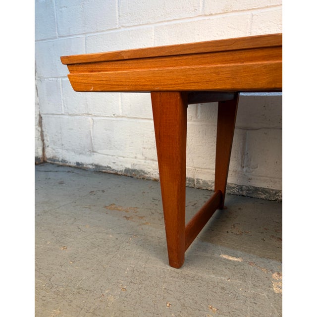 Mid 20th Century Mid-Century Danish Teak Extending Coffee Table For Sale - Image 12 of 12