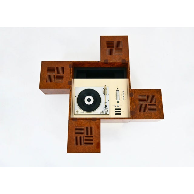 Tan Playbox Record Player from Philips and Medea, 1974 For Sale - Image 8 of 13