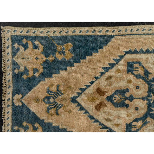 Early 21st Century Turkish Mini Rug Oriental Hand Knotted Vintage Rug 1'5" x 3'2" #21135 For Sale - Image 5 of 8