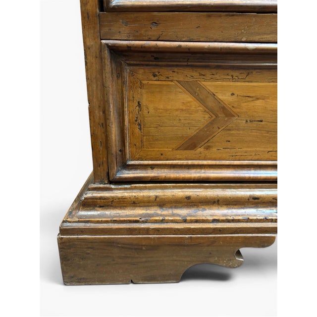 Wood 17th Century Italian Walnut Commode For Sale - Image 7 of 16