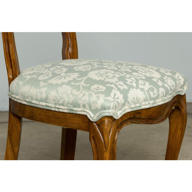 Set of 10 Antique French Louis Philippe Walnut Dining Chairs, Late 19th Century For Sale - Image 9 of 18