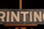American Early Smaltz “Printing” Trade Sign For Sale - Image 3 of 11